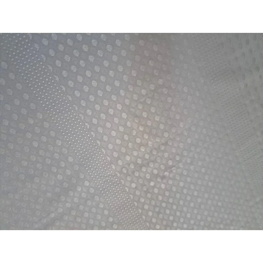 Huntington Home Fabric Shower Curtain Light Purple Lavender Polka Dot Chic